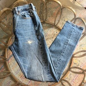 Levi’s 501 Altered Skinny Vintage / Distressed Blue Denim